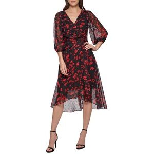 DKNY Faux-Wrap dress Size 22W, NWT